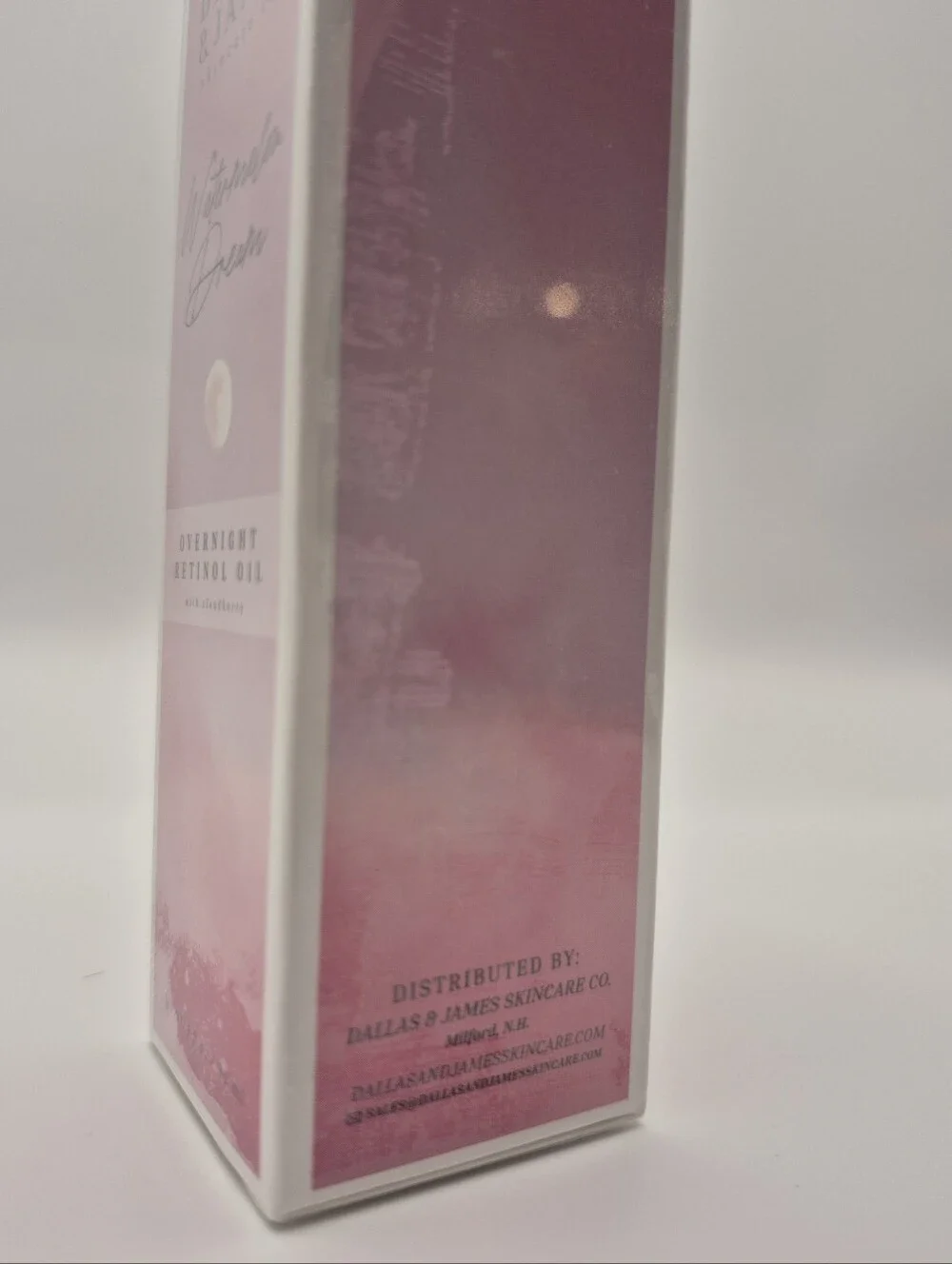 Dallas & James Watermelon Dream Overnight Retinol Oil 1 fl oz Sealed Exp 08/2028